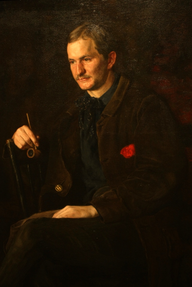 "The Art Student (James Wright)", oil on canvas, 1890, Thomas Eakins